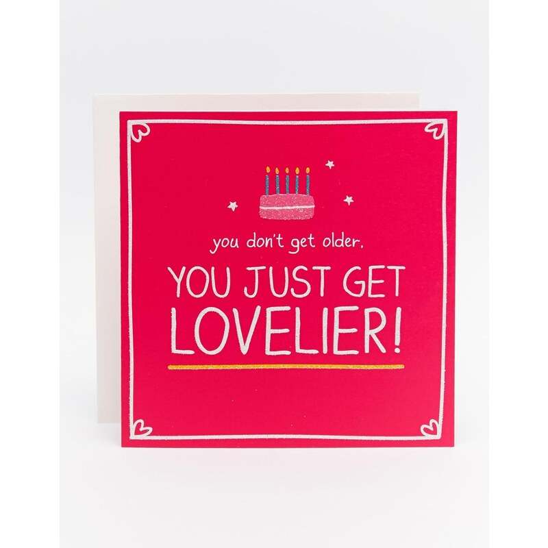 Happy Jackson - Lovelier - Carte d'anniversaire - Multi