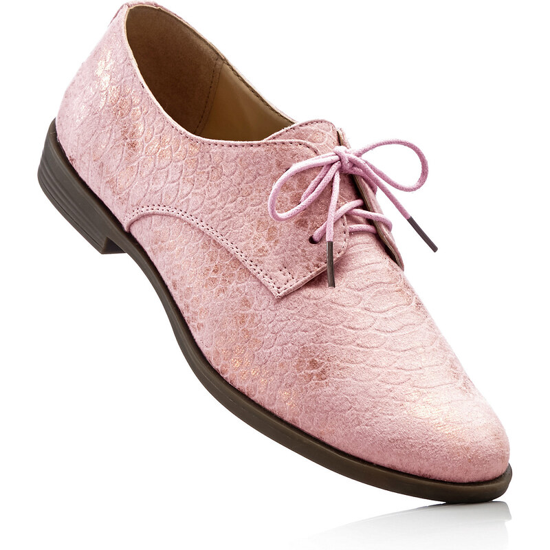bpc selection Bonprix - Chaussures à lacets rose pour femme