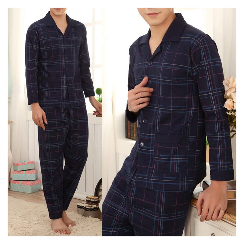 Lesara Ensemble pyjama 2 pièces avec motif tartan