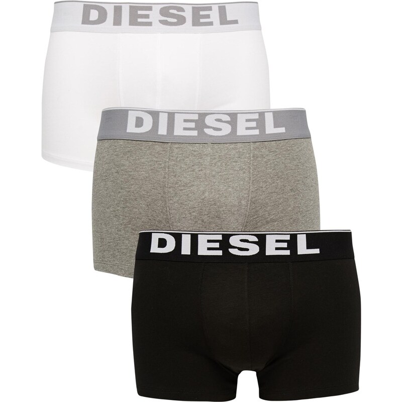 Diesel - Lot de 3 boxers en coton stretch - Multi