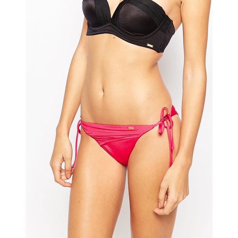 Gossard - Sienna - Bas de bikini noué sur les côtés - Rouge