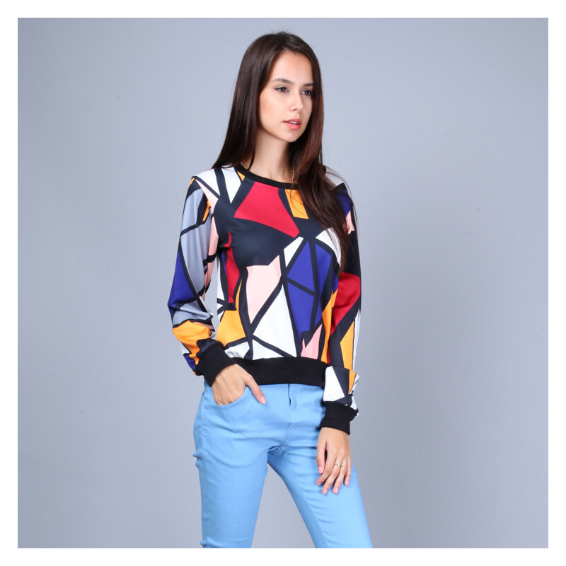 Lesara Sweatshirt avec motif Pop art