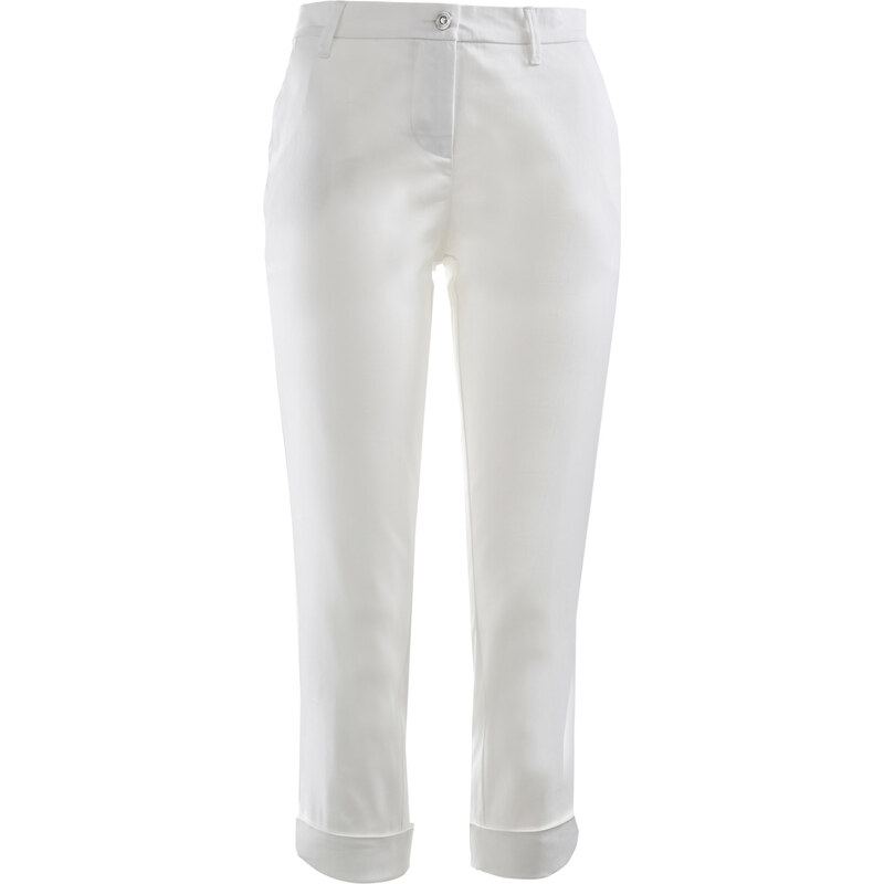 bpc selection Pantalon extensible 7/8 blanc femme - bonprix