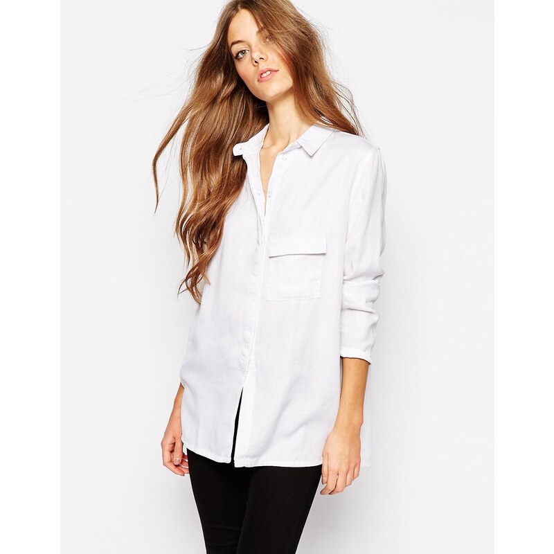 Waven - Laure - Chemise avec poche - Blanc