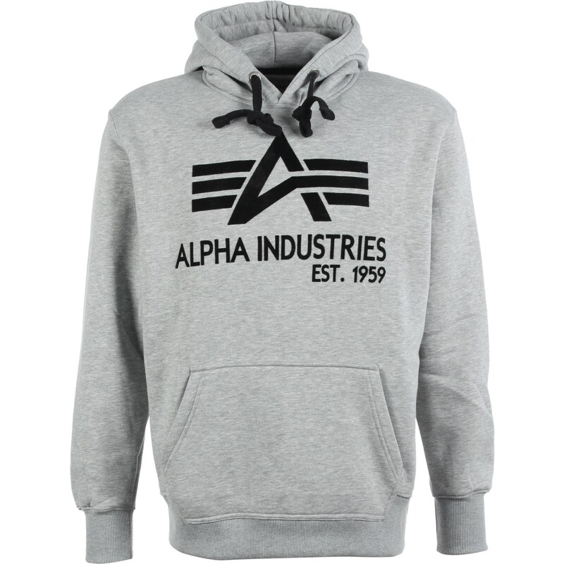 Alpha Industries Big A Classic sweat à capuche grey heather