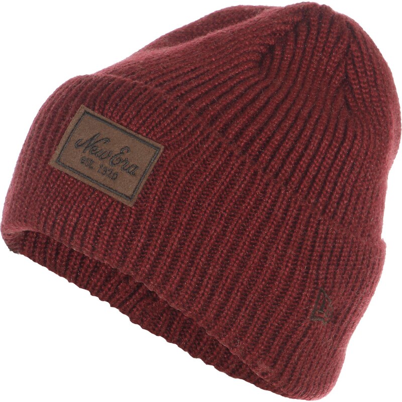 New Era Patched Wool bonnet red