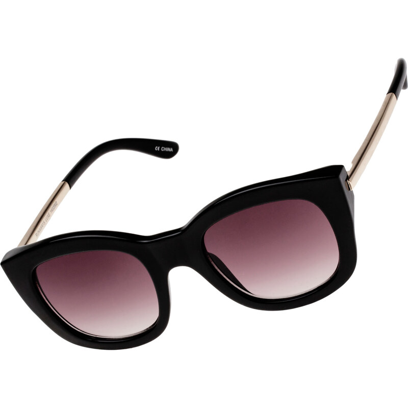 Le Specs Runaways Luxe lunettes de soleil black/warm smoke