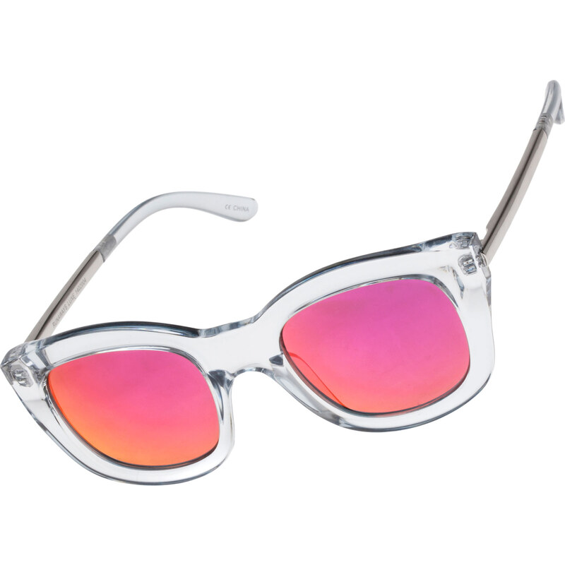Le Specs Runaways Luxe lunettes de soleil ash/pink
