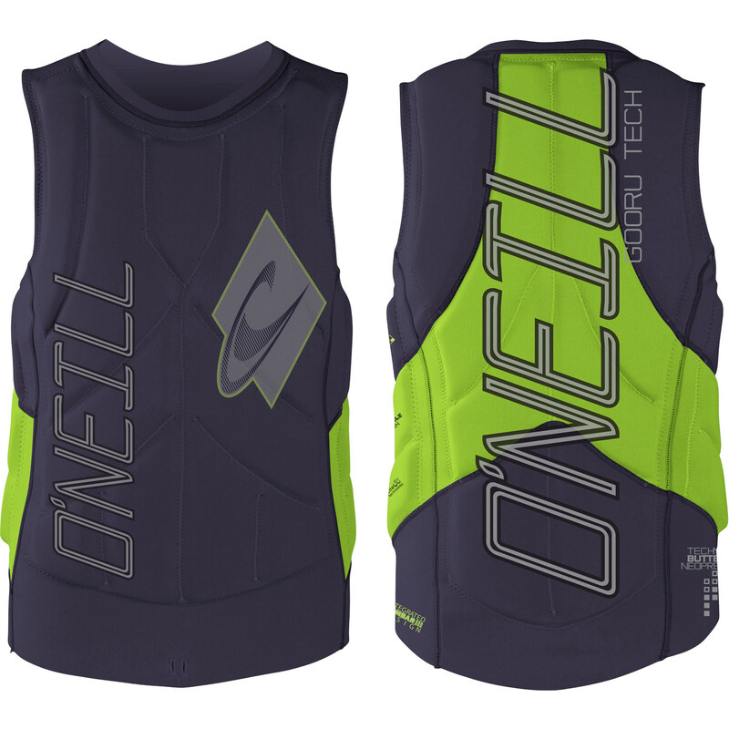 O'Neill Gooru Tech Comp Vest protection indica / lime