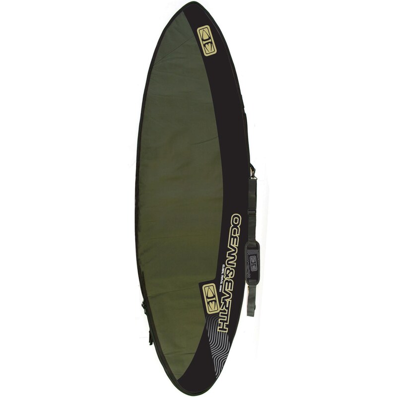 Ocean and Earth Aircon Fish / Funboard housse green / black