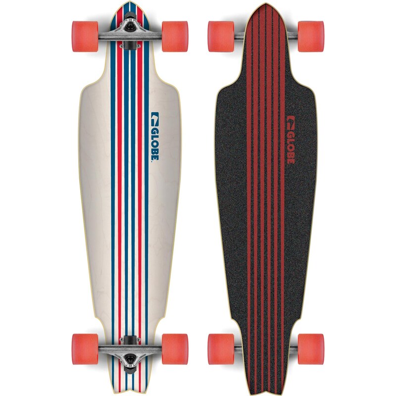 Globe Prowler Complete Longboards longboard white/blue/red
