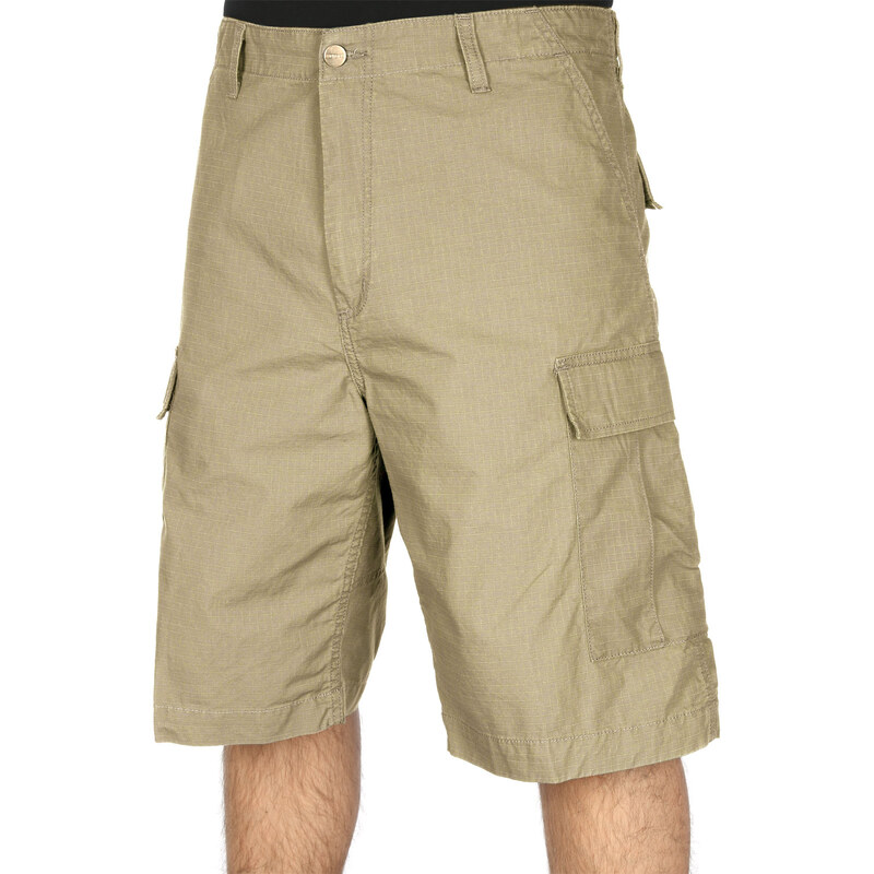 Carhartt Wip Cargo Columbia Ripstop short leather rinsed