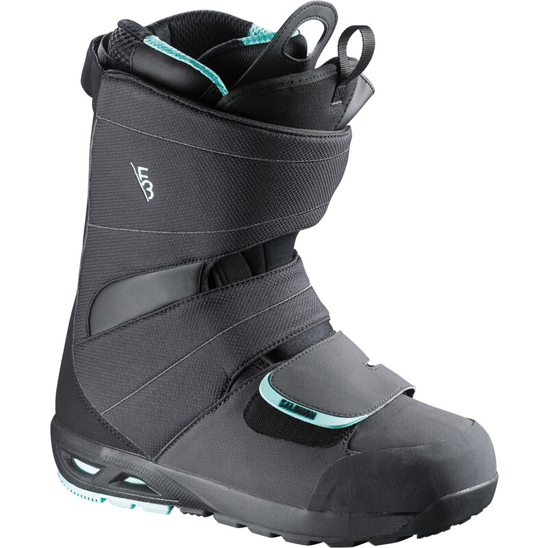 Salomon F3.0 boots black/charcoal/turquoise