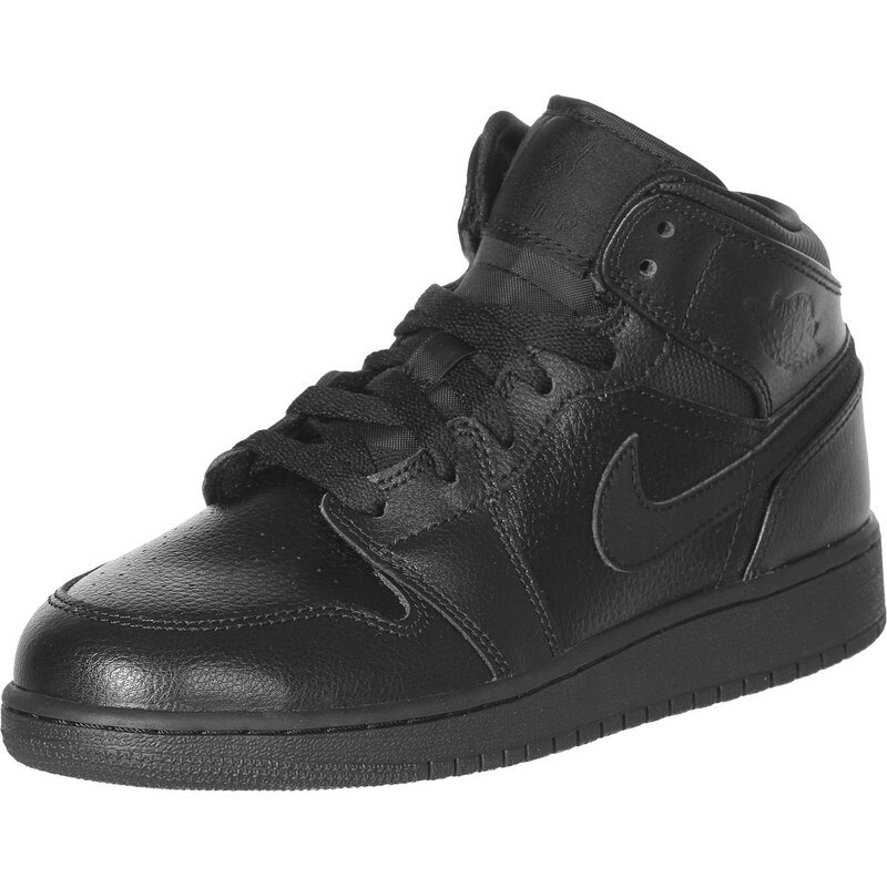 Jordan 1 Mid Gs chaussures black