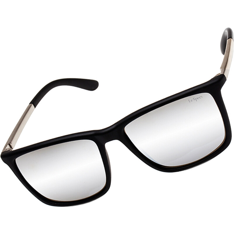 Le Specs Tweedledum lunettes de soleil black rubber/silver