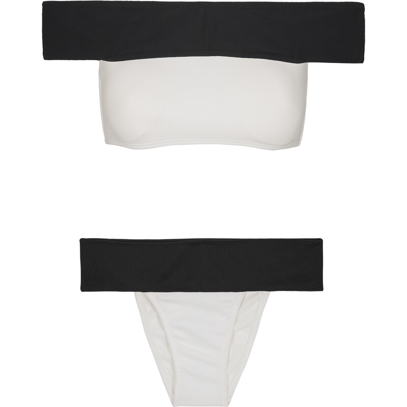 Lenny Niemeyer Bikini De Défilé, Noir Et Blanc, Encolure Bardot - Bicolor Runway Bikini