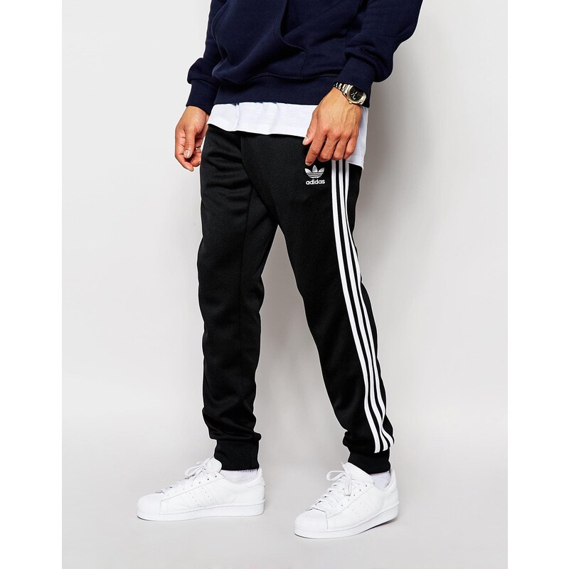 Adidas Originals - Superstar AJ6960 - Pantalon de jogging resserré aux chevilles - Noir