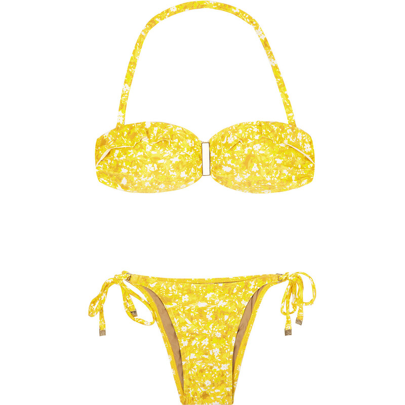 Cia Maritima Bikini Bandeau - Liberty Yellow