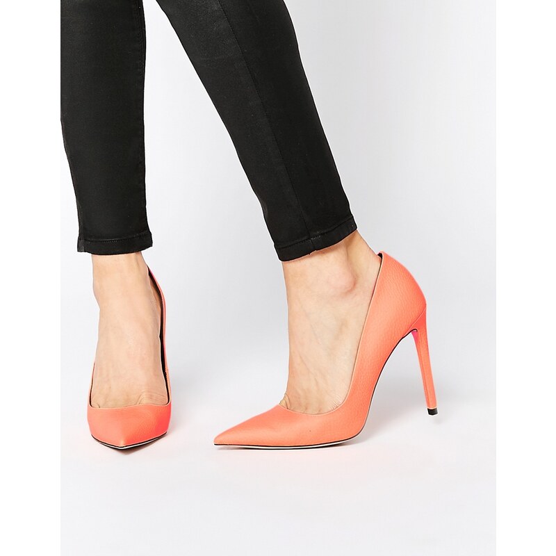 ASOS - PLATINUM - Chaussures pointues à talons - Orange