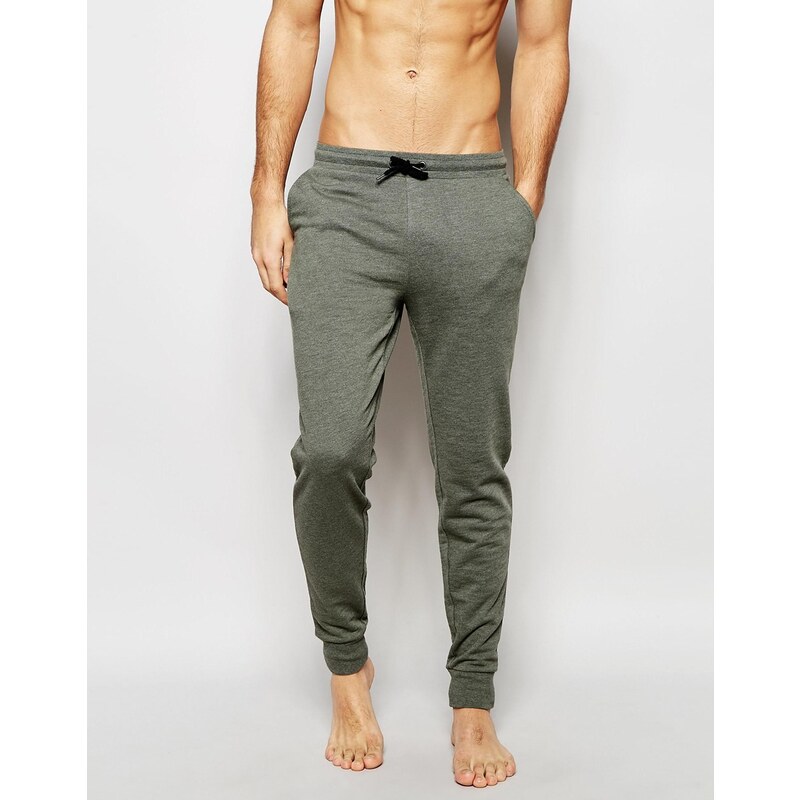 ASOS - Pantalon de survêtement skinny - Kaki - Vert