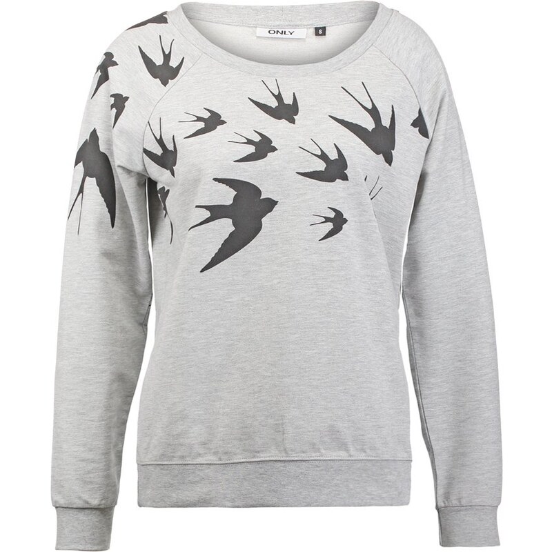 ONLY ONLBIRDY Sweatshirt light grey melange