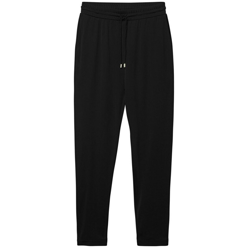 GANT Pantalon En Jersey De Crêpe - Black
