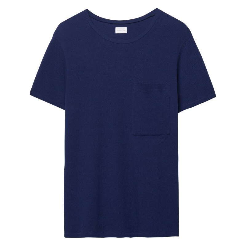 GANT Rugger T-shirt Gaufré à Manches Courtes - Persian Blue