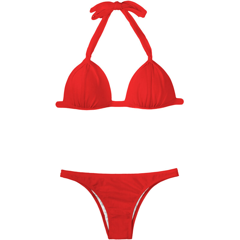 Rio De Sol Bikini Triangle Paddé Rouge - Red Fixo Basic