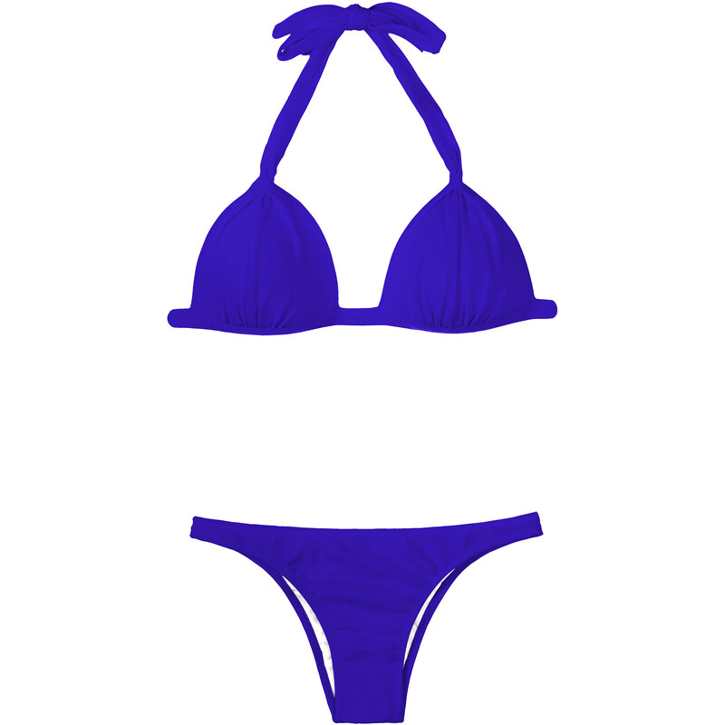 Rio De Sol Bikini Triangle Fixe à Coques Bleu Foncé - Zaffiro Fixo Basic