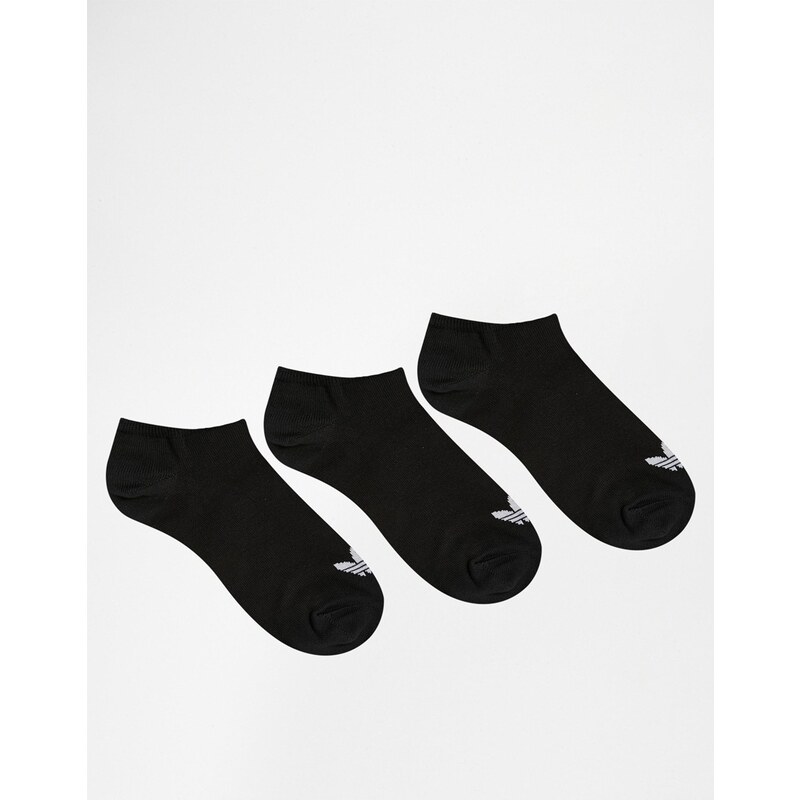 Adidas Originals - S20274 - Lot de 3 paires de socquettes de sport - Noir - Noir