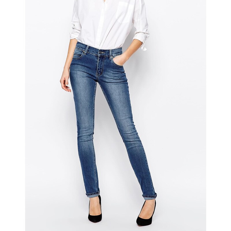 Cheap Monday - Jean skinny taille mi-haute - Bleu