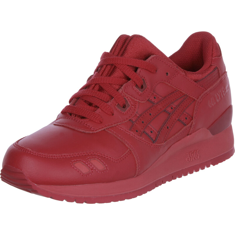 Asics Tiger Gel Lyte Iii Monochrome chaussures red/red