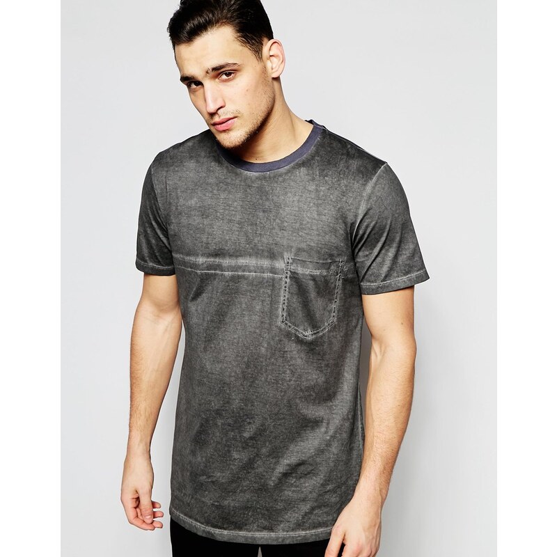 Antony Morato - T-shirt effet délavé huilé - Noir