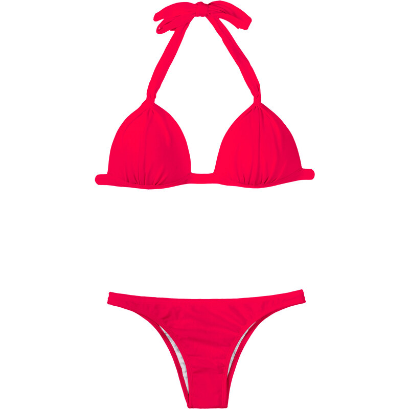 Rio De Sol Bikini Triangle Paddé Rose Foncé - Frutilly Fixo Basic