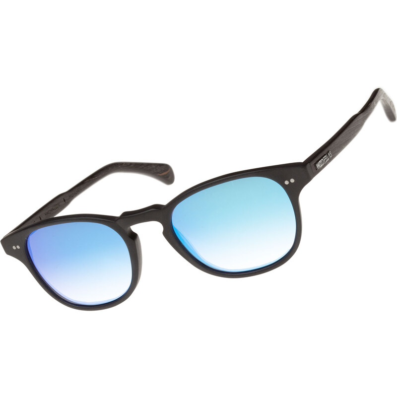 Wood Fellas Haidhausen lunettes de soleil black/mirror blue