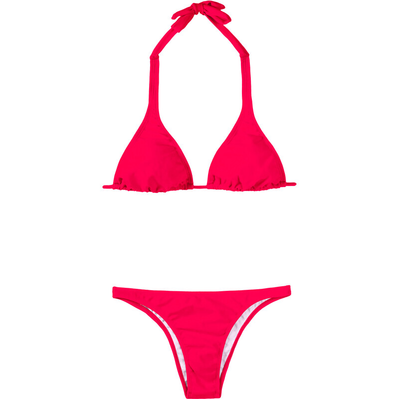 Rio De Sol Bikini Triangle Foulard Rose Foncé - Frutilly Cortinao Basic