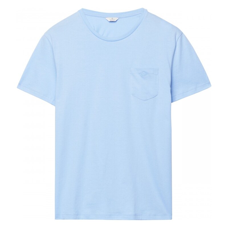 GANT Diamond G T-shirt à Manches Courtes Avec Poche - Hamptons Blue