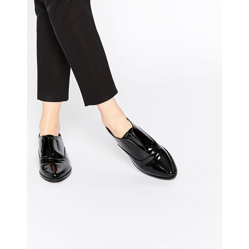 ASOS - MATCH POINT - Chaussures plates pointues - Noir