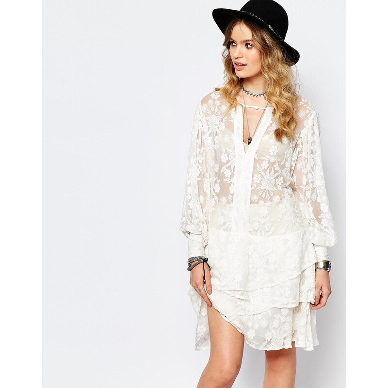 Stevie May - Dignity - Robe courte doublée - Blanc - Blanc