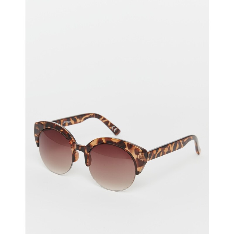 Jeepers Peepers - Lunettes de soleil rondes - Marron