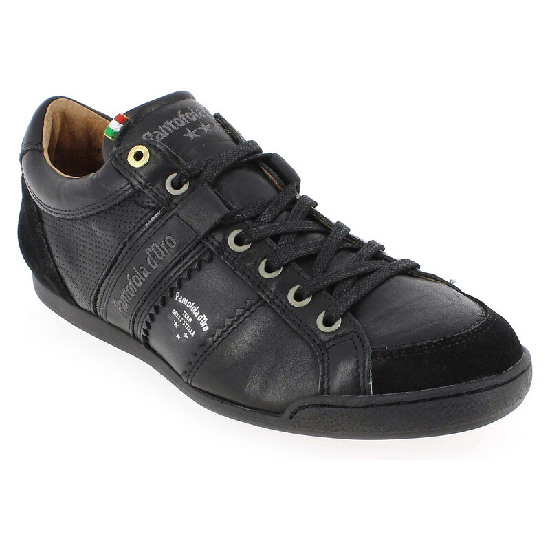 Chaussures à lacets Pantofola d'Oro PESARO LOW Noir pour Homme en Cuir - Promo