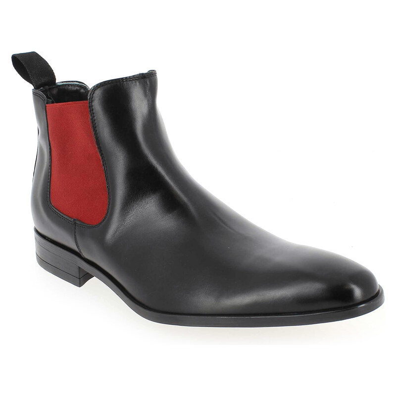 Boots Paco Milan 325 145 Noir pour Homme en Cuir - Promo