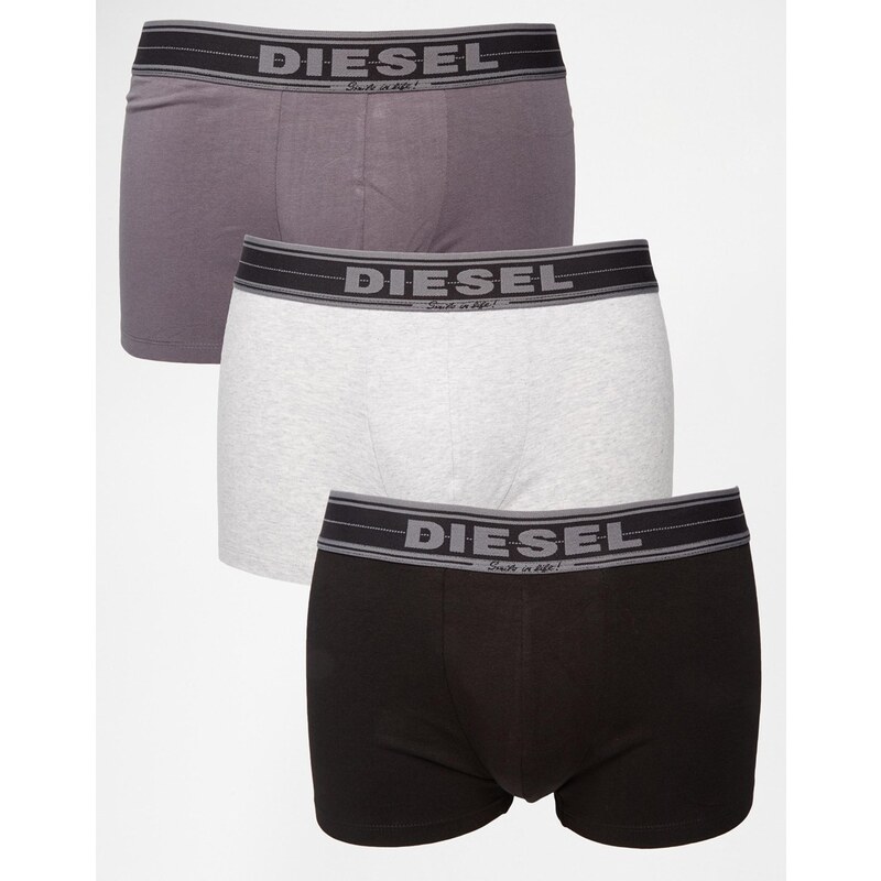 Diesel - Under Denim - Lot de 3 boxers - Multi