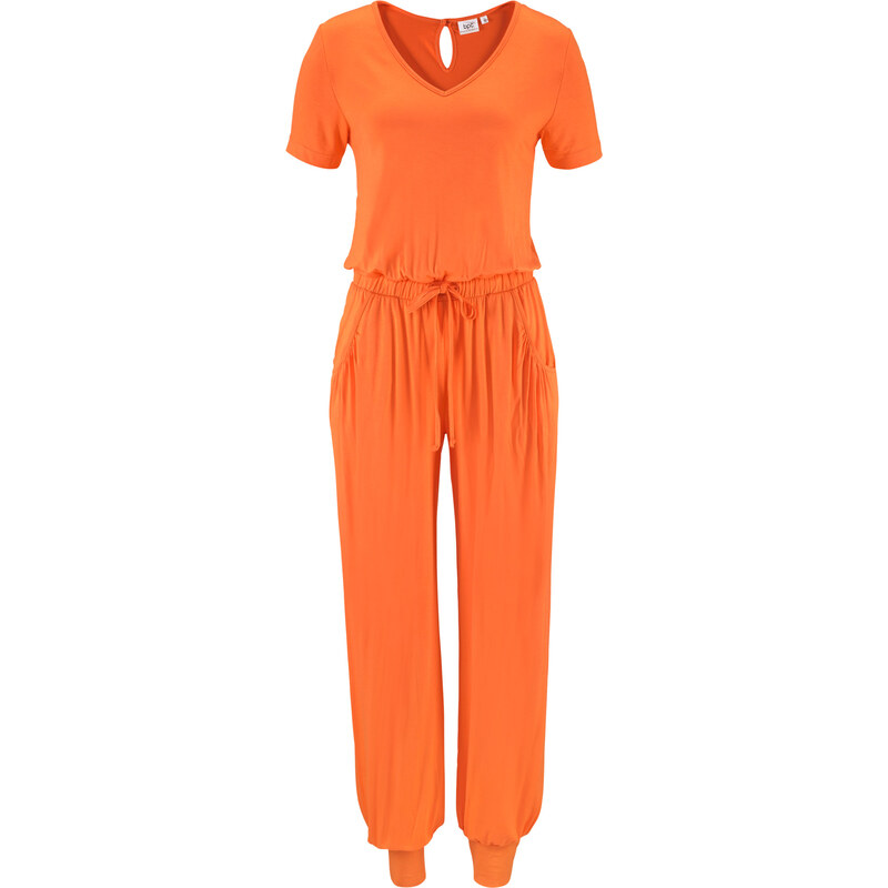 bpc bonprix collection Combinaison de relaxation orange manches mi-longues femme - bonprix