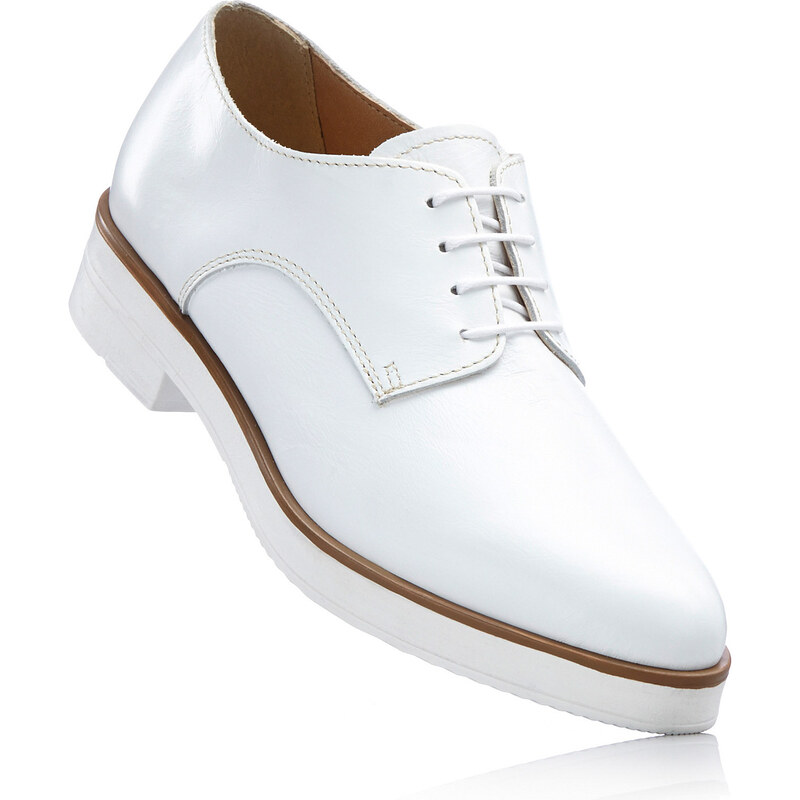 RAINBOW Chaussures cuir à lacets blanc chaussures & accessoires - bonprix