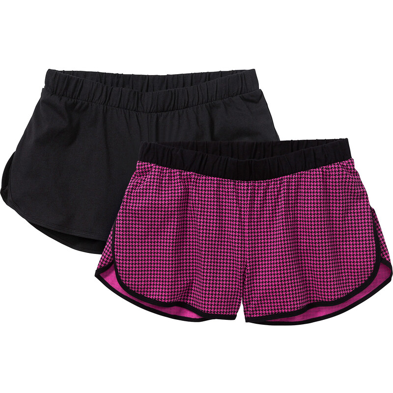 bpc bonprix collection Lot de 2 shorts noir lingerie - bonprix