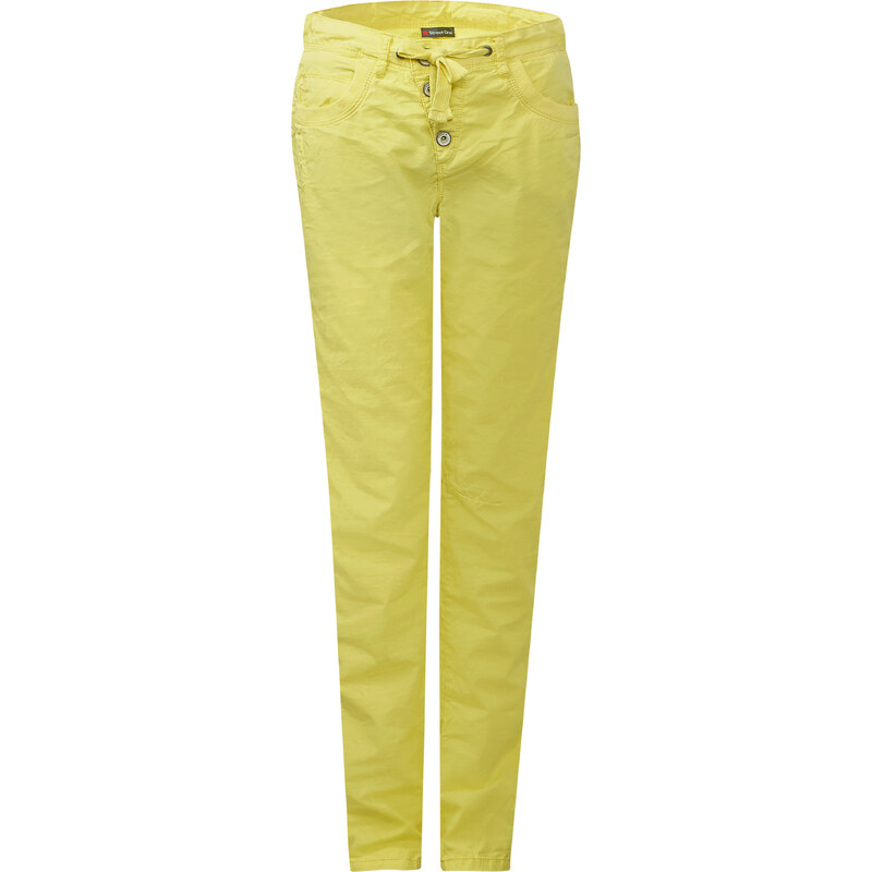 Street One - Pantalon large papertouch Hilla - citro yellow