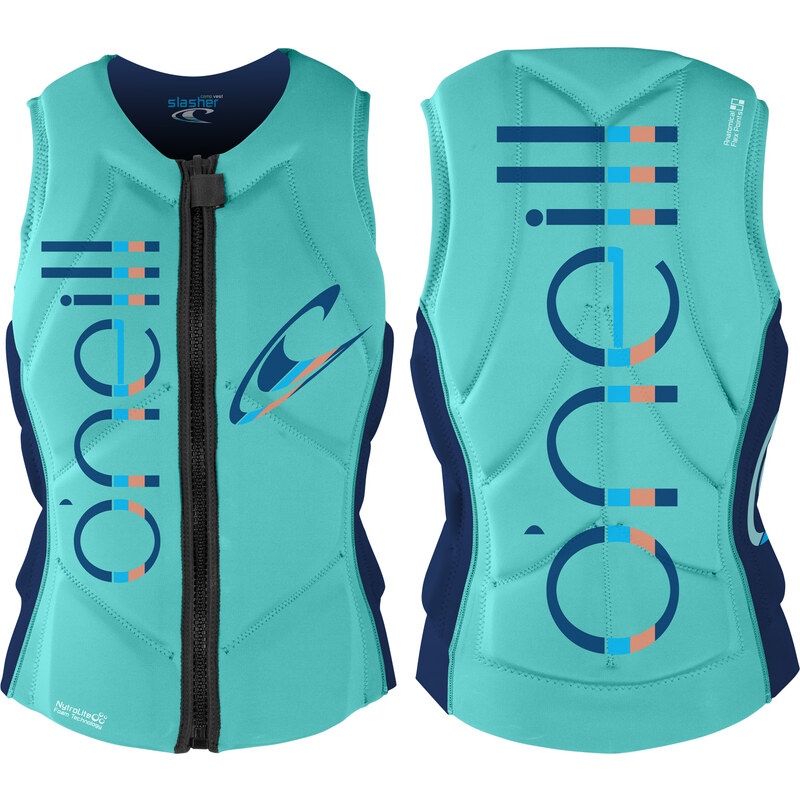 O'Neill Slasher Comp Vest W protection seaglass/nvy