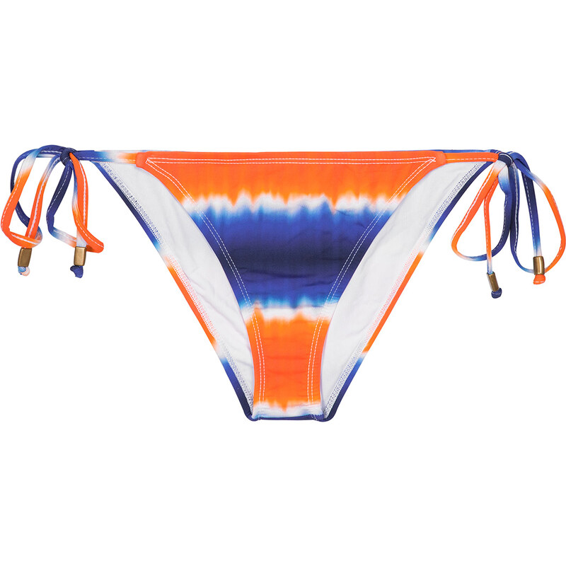 Saha Bas De Bikini Tie And Dye Bleu Et Orange - Calcinha Vesta Tie Dye