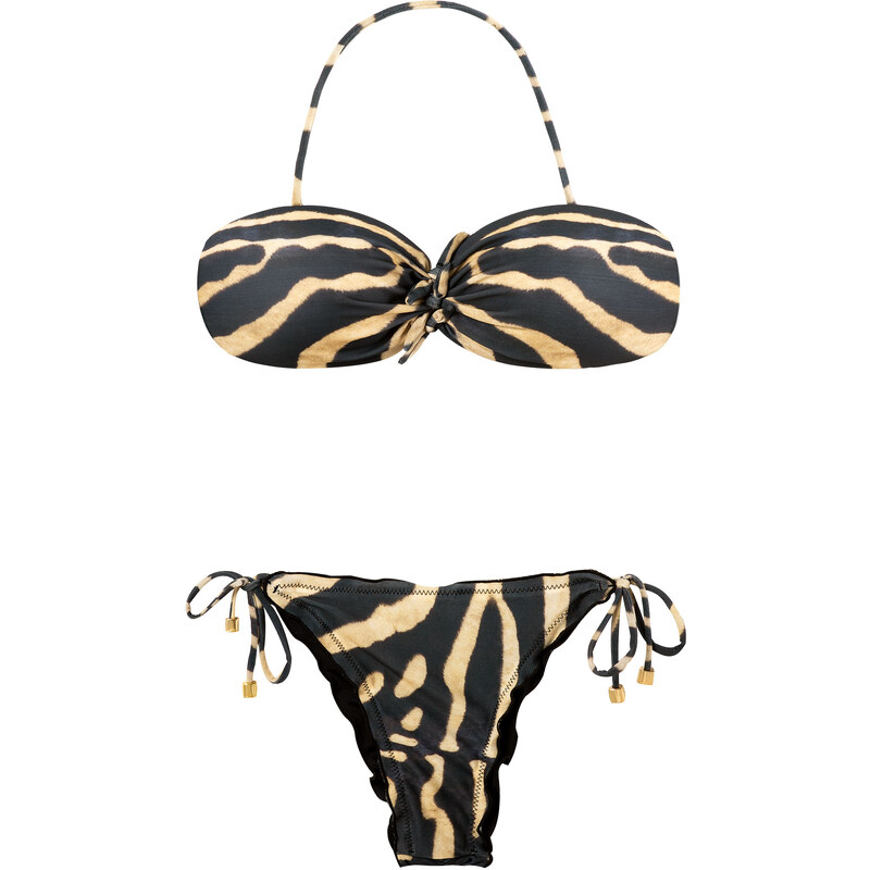 Ellis Beach Wear Maillot De Bain Bandeau Zébré - Bikini Zebra
